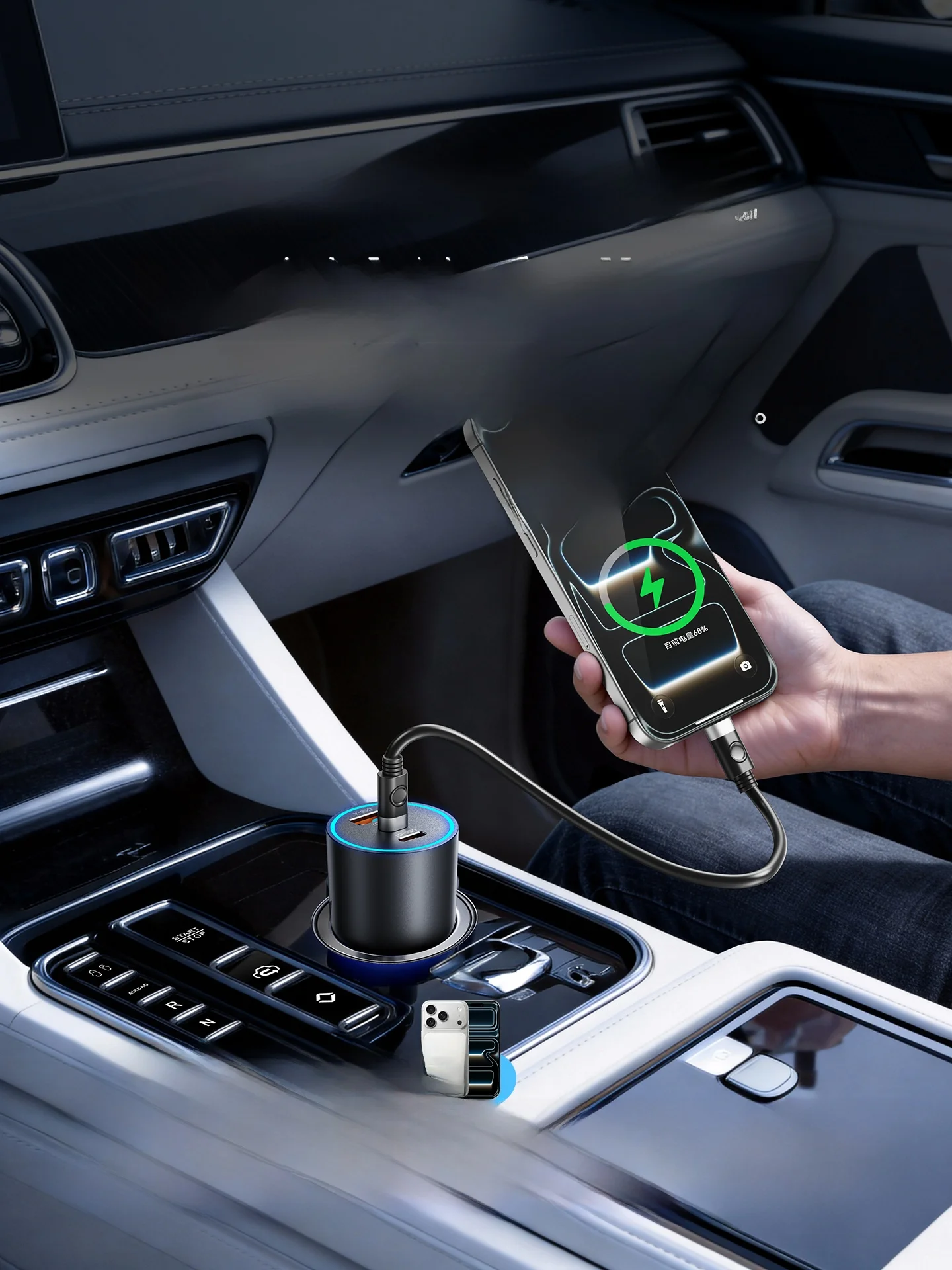 Orico 車載充電器：165W急速充電でノートパソコンを3ポートで安定供給
