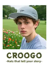 ストライプ柄のキャップ【男女兼用・ソフトトップ・日よけ・レトロデザイン】