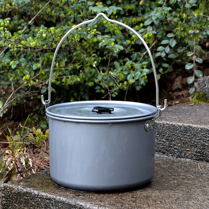 屋外用56人用吊り鍋【耐食性・ノンスティック・キャンプ調理器具】