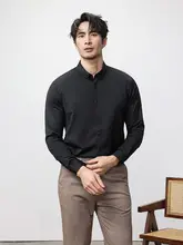 ビジネスカジュアル 長袖シャツ【免洗・抗シワ・上品な仕上げ】
