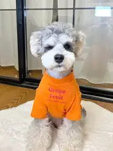 可愛いペット用夏用薄手服【シュナウザー・小型犬用・テディ・ビションフリーゼ向け】
