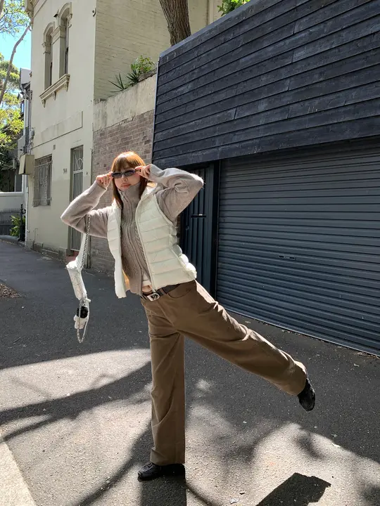 コーデュロイストレートパンツ【ヴィンテージスタイル・フィット・ロング丈】