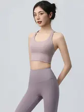 速乾タイプのレディースヨガウェア【ブラ付き・ランニング・フィットネストレーニング】（セットアップ対応）