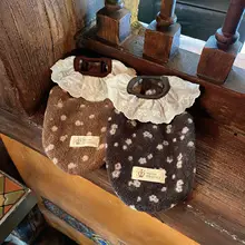 秋冬用ペットウェア【加絨素材・保温・リード対応・かわいいデザイン】