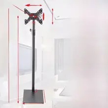 液晶テレビ用移動式フロアスタンド【穴あけ不要・汎用タイプ】