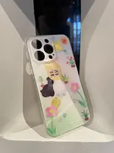 iPhone14 Pro Max、iPhone 12、iPhone 13 Pro Max対応！グラデーションカラーの可愛いイラスト入りスマホケース【防衝撃・学生向け】