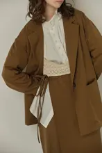 カジュアル長袖ジャケット【秋春用・ゆったりフィット・女性用】