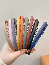 防滑仕様のマット仕上げ洗顔用ヘアバンド【プラスチック製・高級感・前髪用】