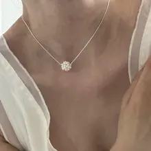 アリススタジオ バロック淡水真珠の花モチーフピアス【中華風・天然素材】