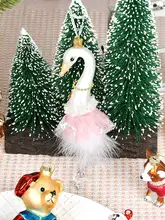 クリスマスデコレーション！ガラス製カラフルペイント動物モチーフ吊り下げ飾り【クマ・犬・フクロウ】