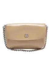 シンプルなチェーンデザインのワンショルダーバッグ【ソフトレザー・秋冬に最適】