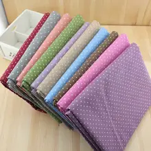 厚手コットンリネン生地【クラシックドット・手芸用・全10色】
