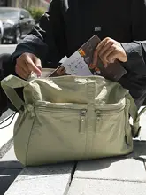 ショルダーバッグ メンズ ナイロン 撥水加工 大容量 マルチポケット 斜め掛け カジュアル 通勤 「sobag」