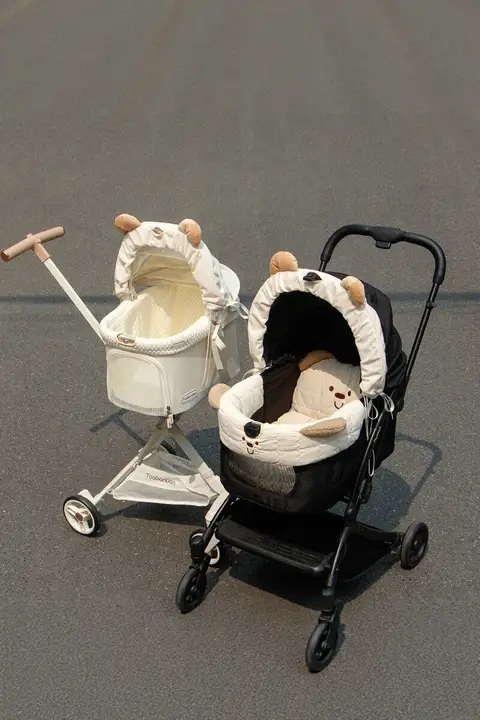 ペットバギー サンキャノピー レース フリル 幌 縁飾り かわいい アクセサリー