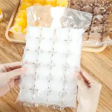 夏の日常にぴったり！使い捨て氷作り袋【自封口・冷凍アイスキューブ用】（セットアップ対応）