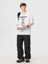 落肩デザインのフィットTシャツ【夏用・カジュアル・男女兼用】