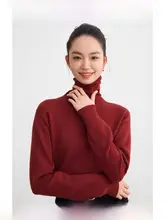 ニットインナー レディース シームレス ホールガーメント ストレッチ ルーズタートル ロールヘム きれいめ 着回し 秋冬「ROCO」