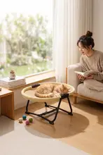 ペット用ネットバスケットベッド【小型犬・猫用・吊り下げタイプ】（セットアップ対応）