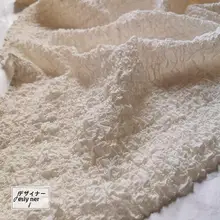 春夏用 無地コットン泡泡布【肌触りの良いクリーム色・DIY用】