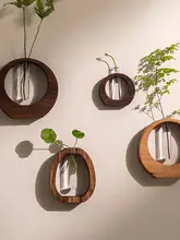 壁掛け試験管花瓶【新中式・インテリア装飾用・個性的なフラワーベース】