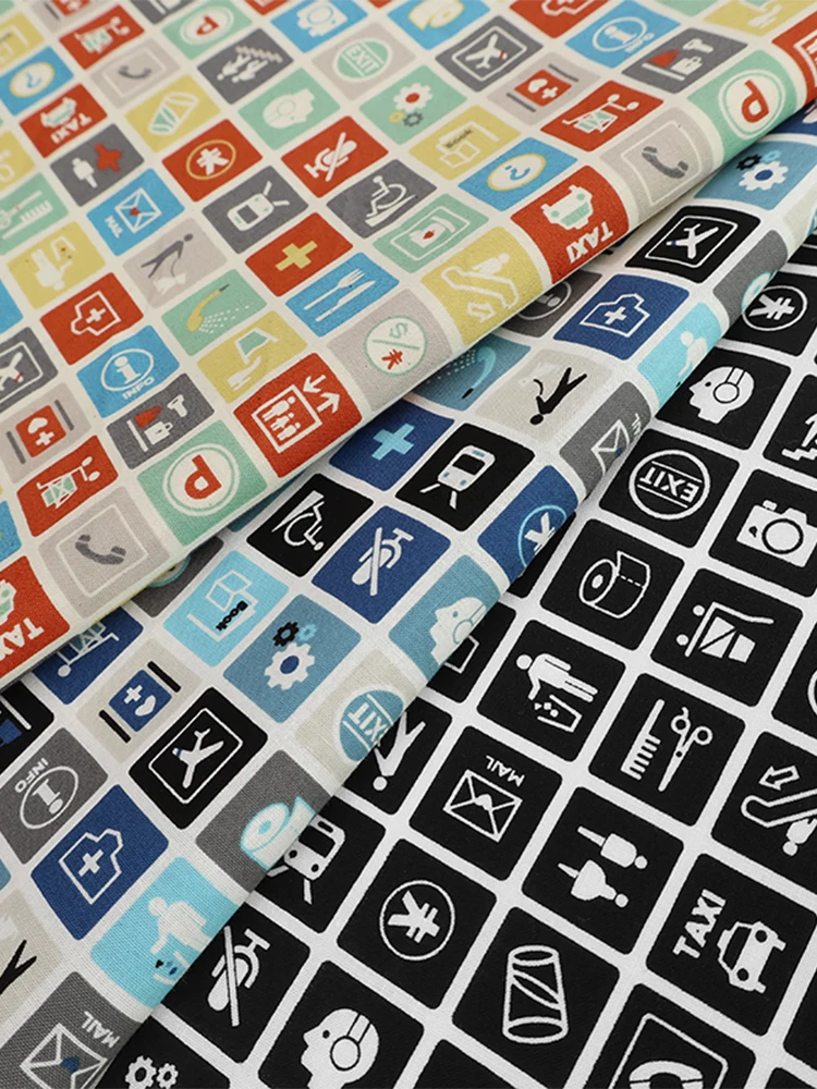 手作り用コットン生地カートゥーンデザイン：日韓風ブロックパターンの実用性と適用シーン