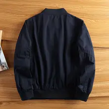 メンズ コットン製 野球ジャケット【ルーズフィット・レトロデザイン・春秋用】