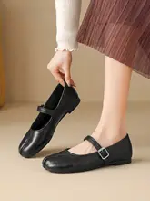 夏用シンプルなフラットシューズ【女性用・一脚蹬・ソフトソール】