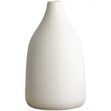 北欧風の陶器製小花瓶【リビング用・シンプルデザイン・乾燥花に最適】