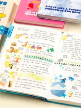 シンプルでかわいい週間プランナー【DIY手帳・万年カレンダー】