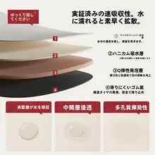 お祝いムード満点！赤色バスルームマット【滑り止め・吸水性・トイレ用】