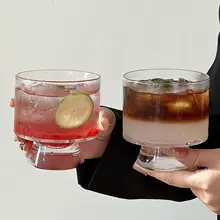 高脚グラス【大容量・アイスコーヒー・ジュース・フルーツティー対応】