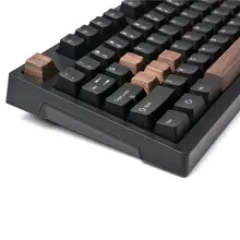 オーダーメイド黒胡桃製キーボードキーキャップ【WASD・方向キー・エンター・スペースバー用】