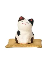 和紙製ミニ猫の置物【かわいいデザイン・デスクアクセサリー】