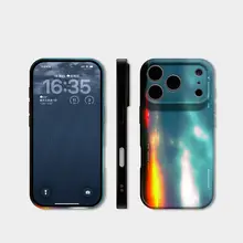 スマホケース iPhone 17 Pro 16 Pro Max 15 Plus 14 13 対応 夕焼け フィルム風 ユニーク おしゃれ 上品 アート 韓流 インスタ映え 高級感
