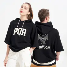 ポルトガル代表チーム公式商品【ブラック・サッカーファン向け・五分袖・Tシャツ】