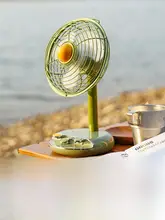 ポータブル充電式アウトドア扇風機【超長持ち・デスク用小型ファン】