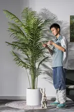 散尾葵風のフェイク植物 フェニックスバンブーポット【室内装飾用・グリーンインテリア】