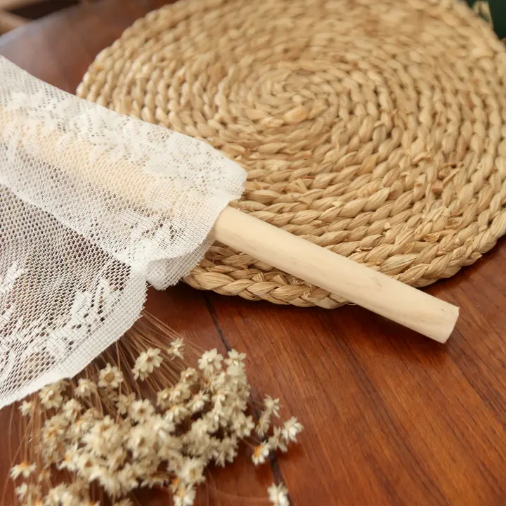 北欧風の木製カーテンロッド【円形デザイン・ドア用・半透明スクリーン対応】