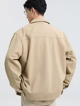 シンプルで洗練されたデザイン！メンズ翻領工装ジャケット【カジュアル通勤用・春秋対応】