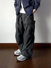 NOSD by BUllSHITLAB 24FW ウォッシュ加工ベルテッドカーゴパンツ