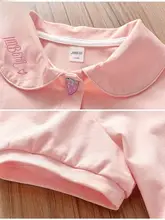子供用 夏のワンピース【半袖・ポロ襟・コットン・プリンセススタイル】（セットアップ対応）