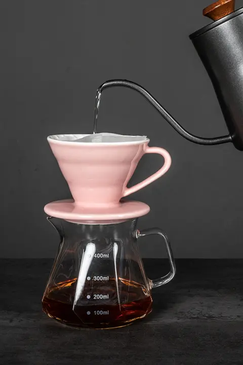 コーヒーフィルター V60型 家庭用 カラフル ドリップ式 陶器