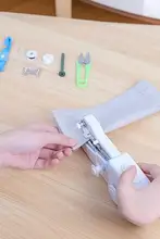 ハンドソーイングマシン 家庭用 ポータブル ミニ 小型 簡易 DIY 包み 手動