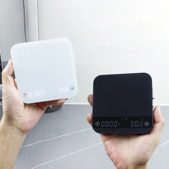 自宅用コーヒー秤【充電式・時間計測機能付き・粉と水の比率測定】