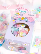 かわいい変色クマのキャラクター消しゴム【光反応・クリーン・学生向け・ジェリータイプ】