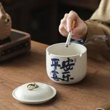 セラミック 灰皿 カバー付きクリエイティブシェイプ
