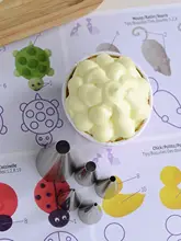 円口デコレーションノズル 小型【クリーム・マカロン・泡芙用】
