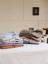 高級ホテル用 100本糸の厚手フランネルコットンマットレスカバー【全棉・単色】