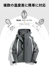 防風・防水・保温機能を備えたアウトドアジャケット【秋冬用・多機能・男女兼用】