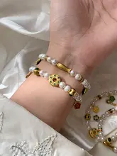 万事如意デザイン 珍珠付き 流行のレディース手首チェーン【オシャレな手作り・軽やか・上品】